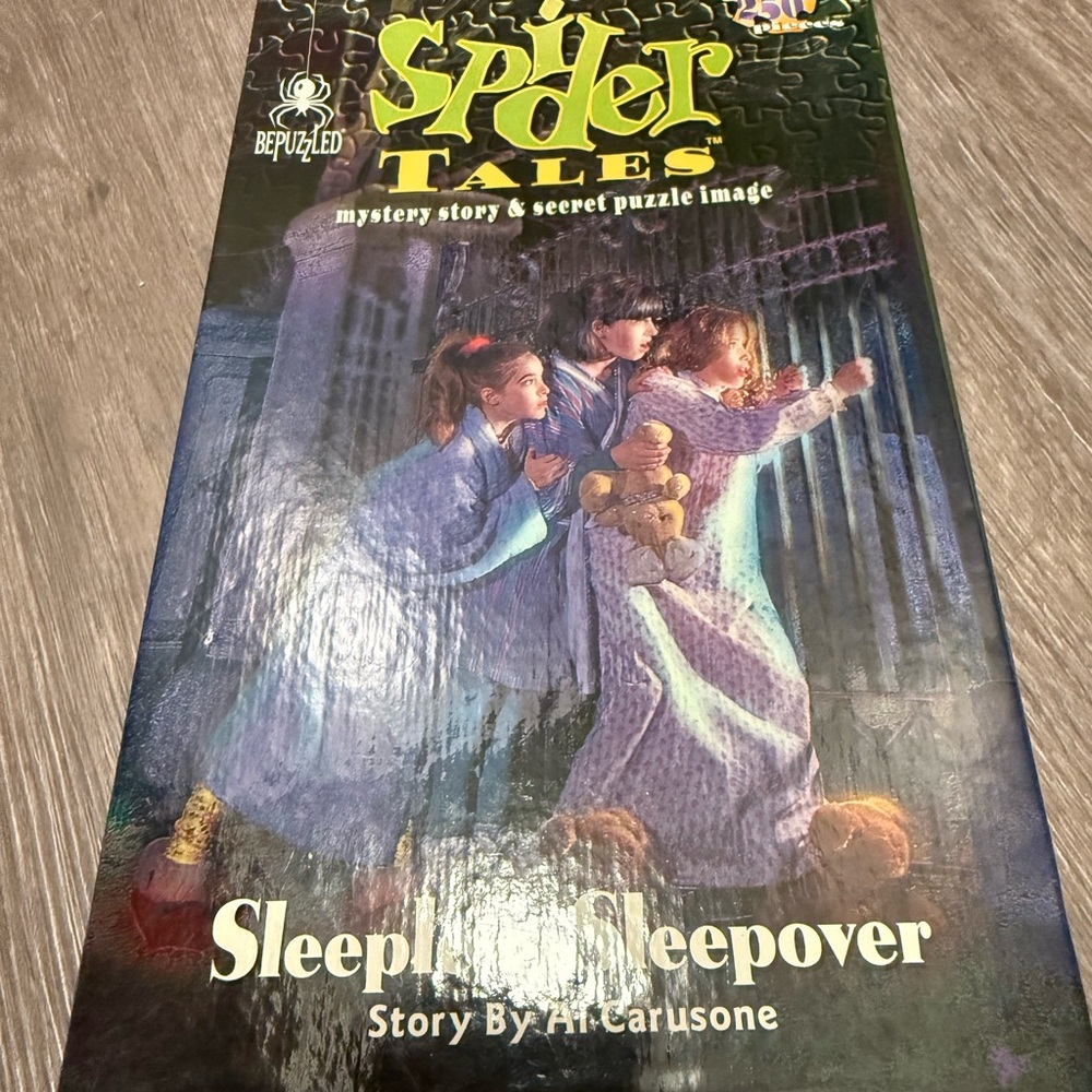 NEW 1995 Spider Tales Puzzle - Sleepless Sleepover - Picture 2 of 5